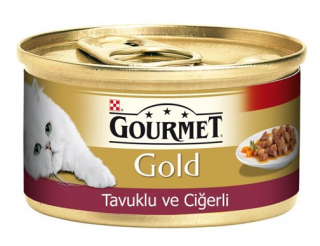 Gourmet Gold Tavuk ve Ciğerli Yetişkin 85 gr Kedi Maması kullananlar yorumlar
